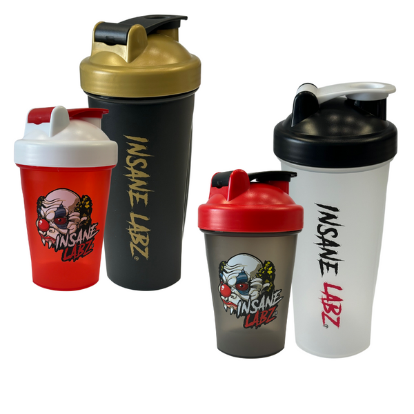 Insane Labz shaker bottles 24oz and 14oz-4 bottles-2 of each