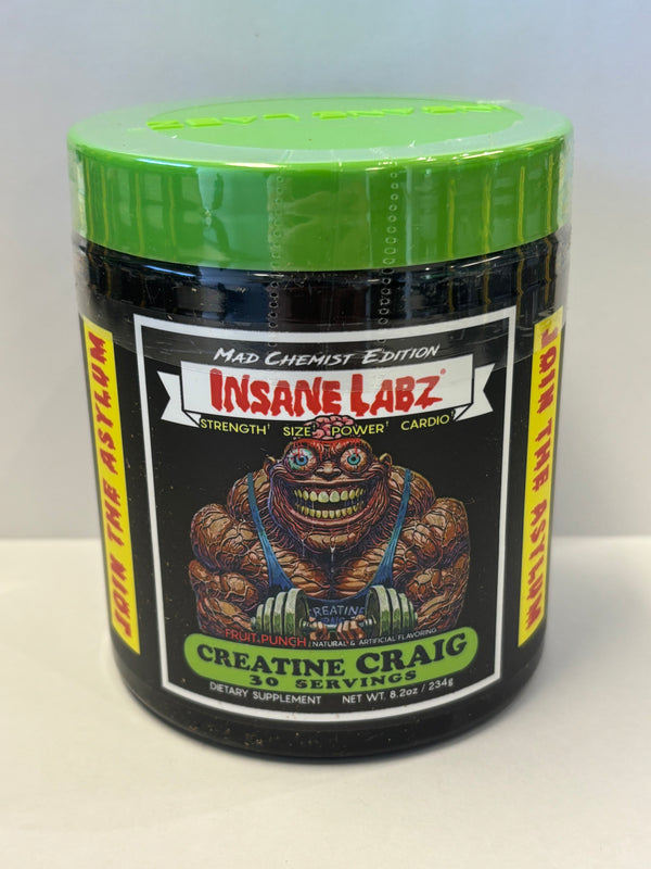 Insane Labz Creatine Craig Fruit Punch 30 Servings