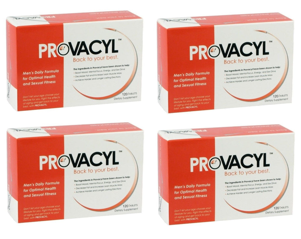Provacyl Mens Daily Formula For Optimal Health & Carnal Fitness 120 Tab (4 Pack)
