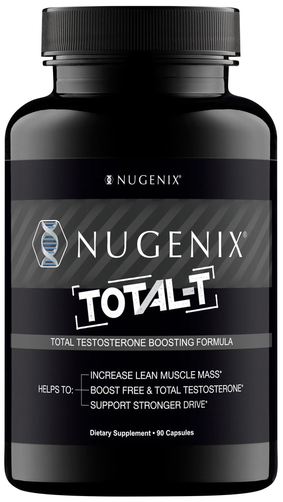 Nugenix Total-T, Free and Total Testosterone Booster Supplement for Men, 90 Count