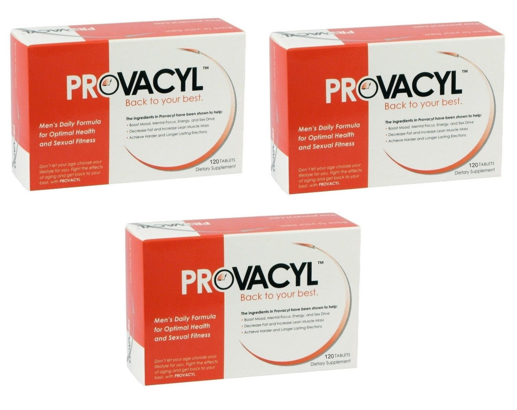 Provacyl Mens Daily Formula For Optimal Health & Carnal Fitness 120 Tab (3 Pack)