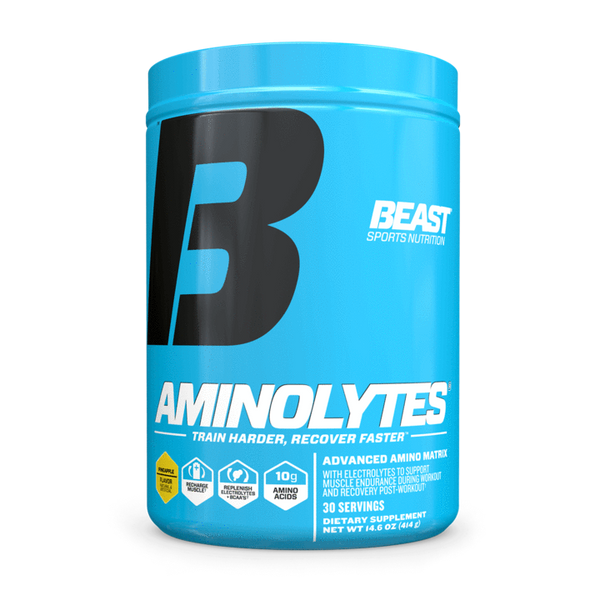 Beast Sports Nutrition –Aminolytes-Advanced Amino Matrix-30 Servings-Pineapple
