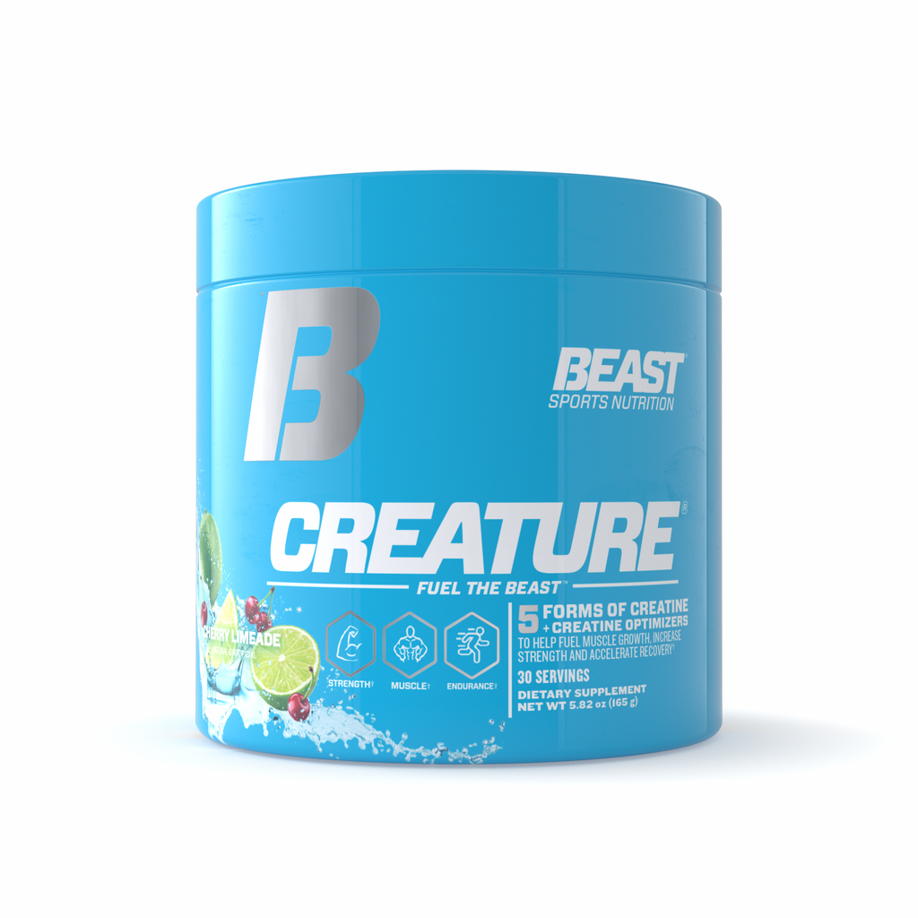 Beast Sports Creature Creatine Powder, Cherry Limeade 30 Servings