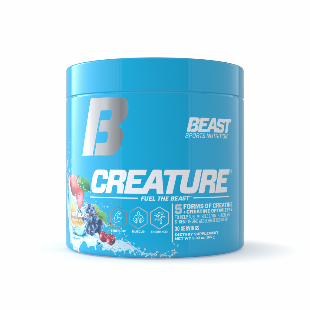 Beast Sports Creature Creatine Powder, Fruit Blast, 30 Servings