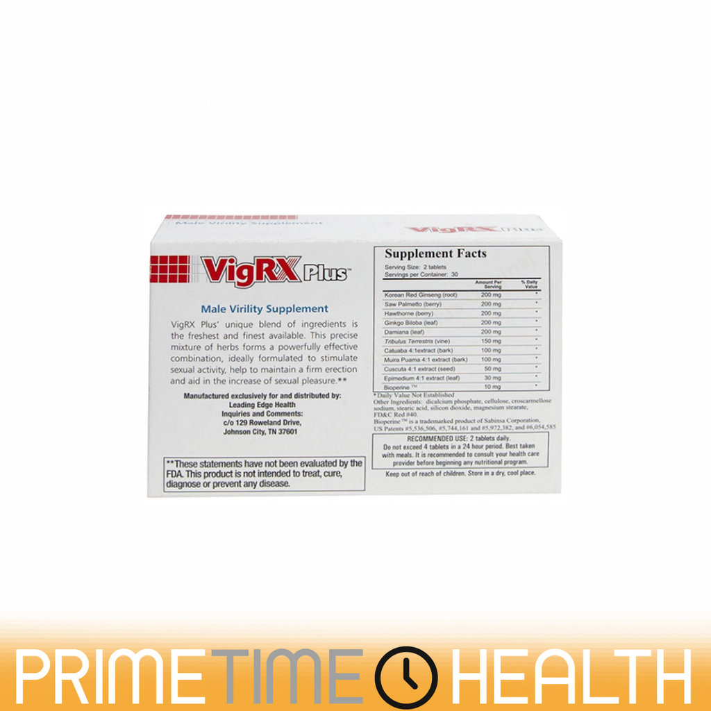 VigRX Plus: Leader in Male Libido Boosting 60 Tablets – Prime Time Health