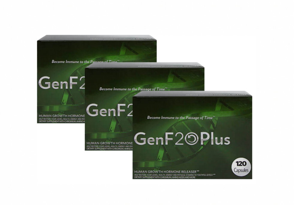 GenF20 Plus Three Boxes naturally restore IGF1 levels for improved energy, youthful look, and improved metabolism