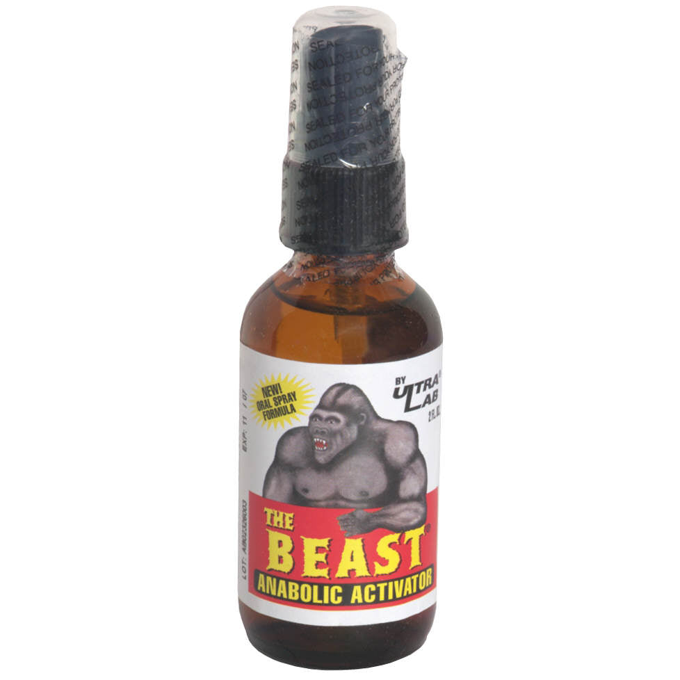 UltraLab The Beast Anabolic Activator Oral Spray Formula 2 fl oz Increase Muscle