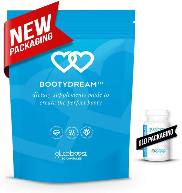 BootyDream Butt Enhancement Pills For Booty by Gluteboost 30 Capsules 1 Month