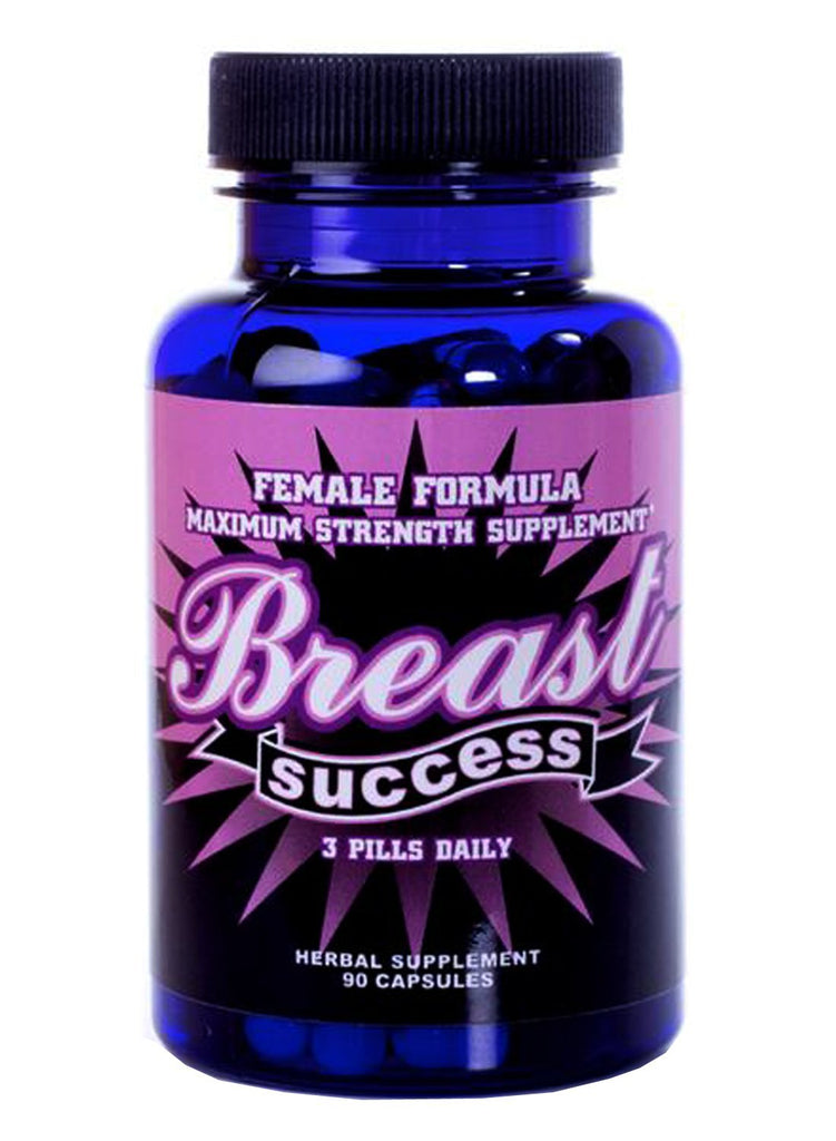 Breast Success 90 Capsules - Natural Breast Enhancement Formula for Women or Men