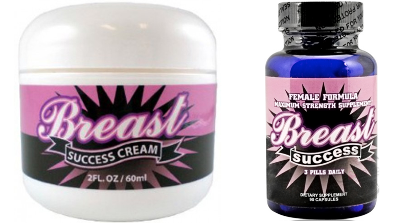 Breast Success Capsules & Cream Combo - Bigger Quicker Breast Enhancement