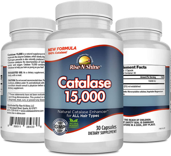 catalase 15,000 - 30 day supply – best earth... Catalase 15,000 Pure Only Antioxidant Enzyme 30 Capsules Small Acid Re ...