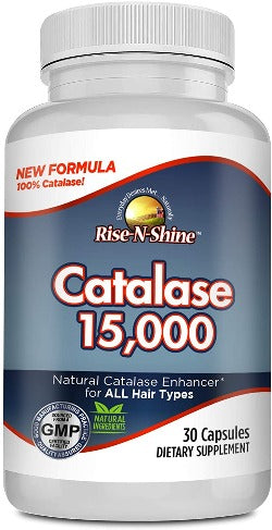 Catalase 15,000 Pure Only Antioxidant Enzyme 30 Capsules Small Acid Resistant