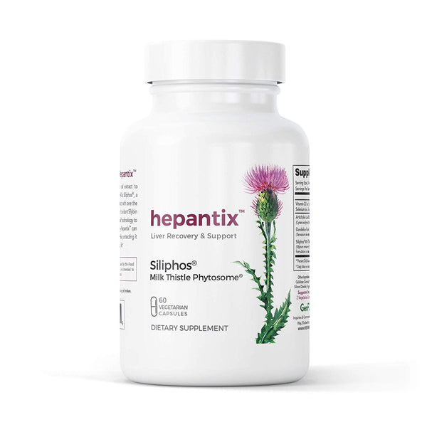 Hepantix Liver Recovery & Support, Siliphos Milk Thistle Phytosome - 60 Capsules
