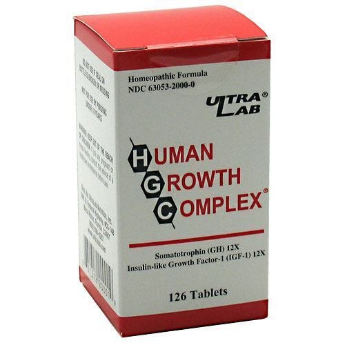 Human Growth Complex by Ultra Lab 126 Tablets Homeopathic Formula 42 day supply
