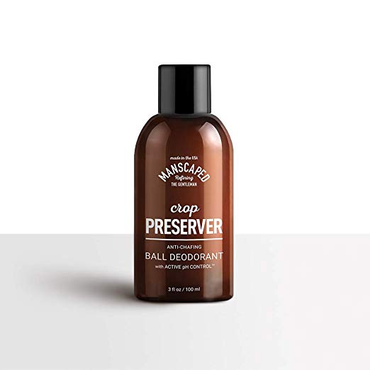 Manscaped Crop Preserver Ball Deodorant, Anti-Chafing Moisturizing, pH Balanced