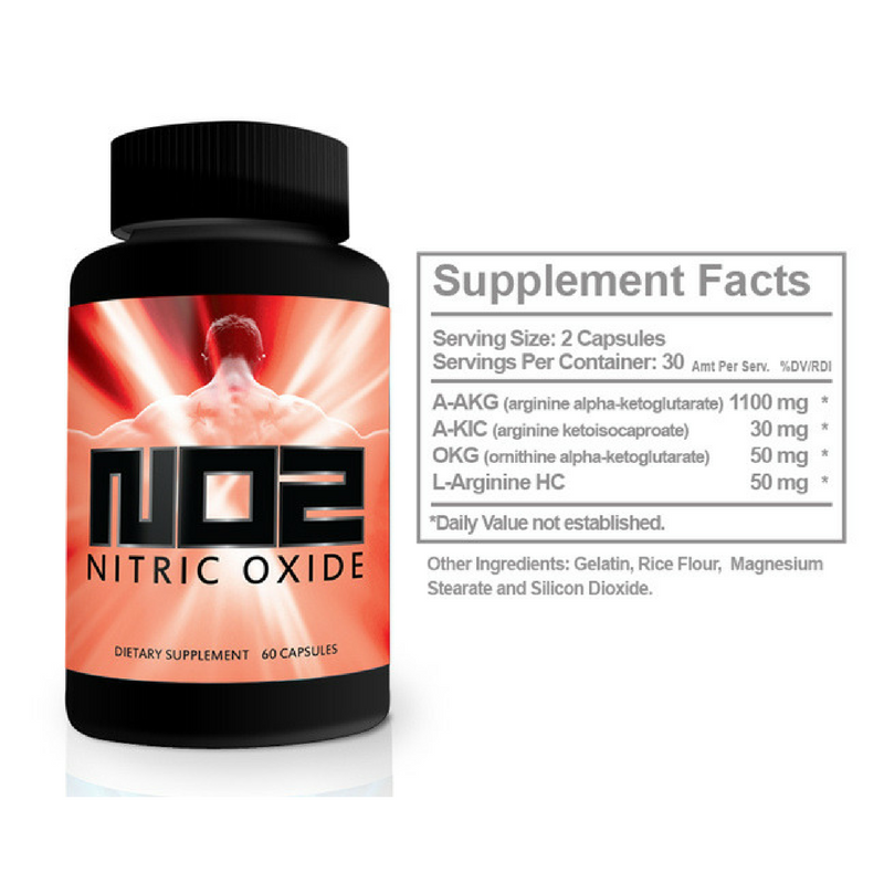 NO2 Nitric Oxide Booster by EyeFive 60 Capsules 30 Day Supply