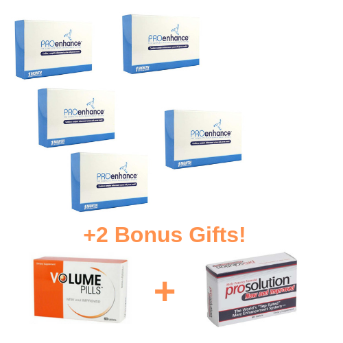 PROENHANCE Patches 5 Month Supply + BONUS VOLUME PILLS and PROSOLUTION PILLS