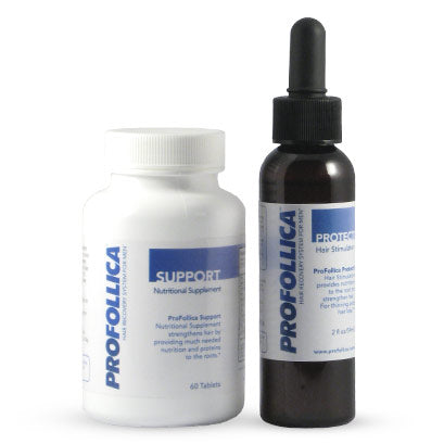 Profollica Hair Recovery System Pills and Gel, Slow, Stop, and Reverse Hair Loss
