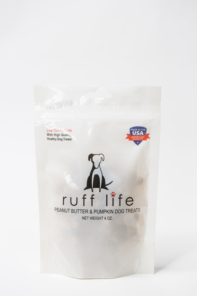 Ruff Life Peanut Butter and Pumpkin Dog Treats Small 25 Bones All Natural