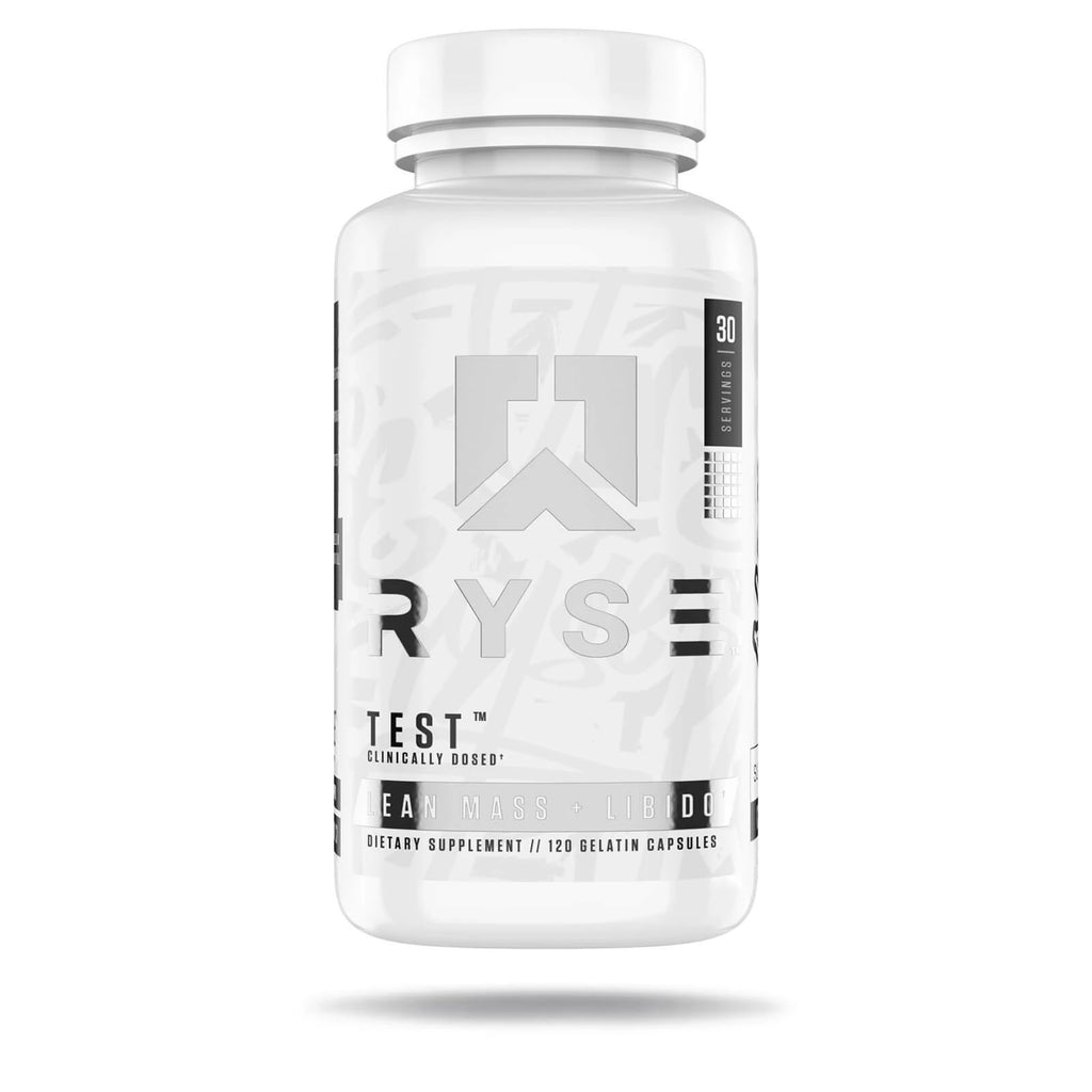 RYSE TEST BOOST - ENERGY, LEAN MUSCLE, LIBIDO, 120 Capsules