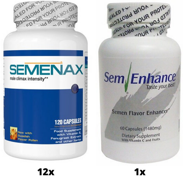 Semenax For Male Climax Intensity 12 Bottles + 1 SemEnhance Bonus Bottle