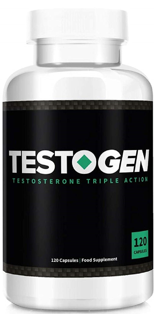 TestoGen Triple Action Supplement Sealed 120 Capsules 1 Month Supply