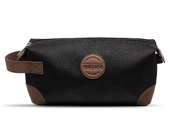 The Shed Manscaped Travel/Storage Bag Water Resistant Compact 9” x 4” x 6” Size