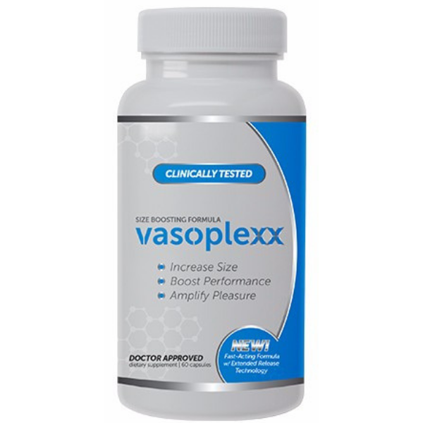 Vasoplexx Male Enhancement Supplement-Increase Size, Boost Performance, 60 Caps