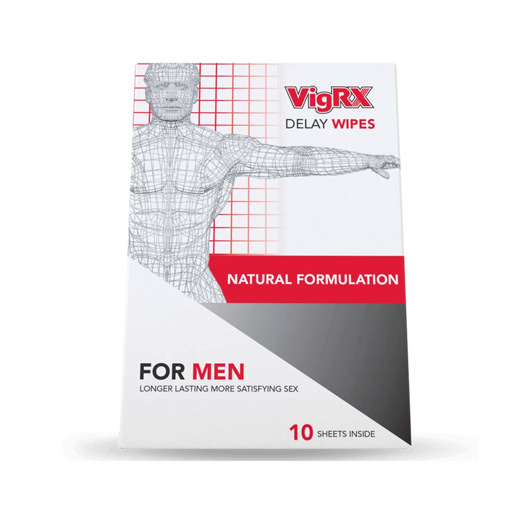 VigRX Delay Wipes Plus Natural Formulation 10 Sheets