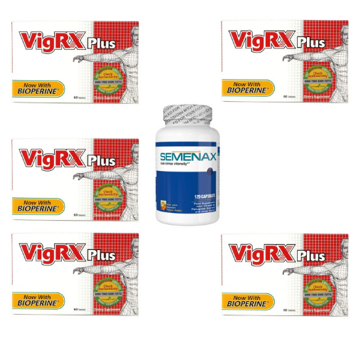 VigRX Plus 5 Month Male Virility Enhancement Pills Free Semenax Volume Enhancer