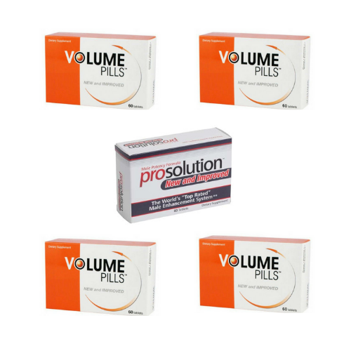 Volume Pills for Men, Male Enhancement, 4 Month Supply + FREE Prosolution Pills