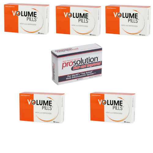 Volume Pills for Men, Male Enhancement, 5 Month Supply + FREE Prosolution Pills